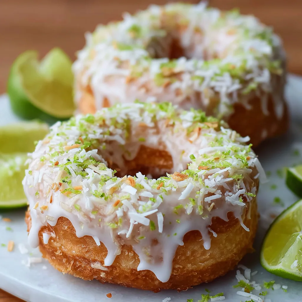Key Lime Coconut Donuts – A Tropical Twist on a Classic Favorite