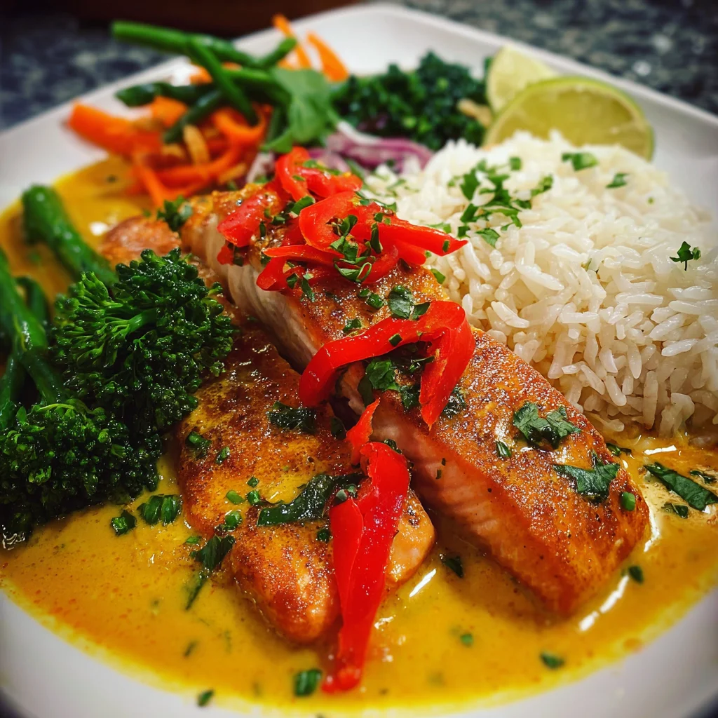 Coconut Curry Salmon