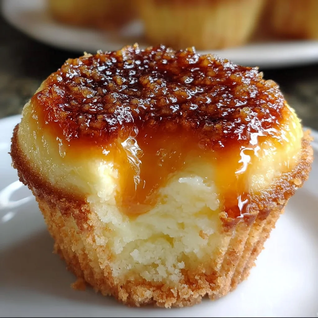 Vanilla Bean Crème Brûlée Cupcakes