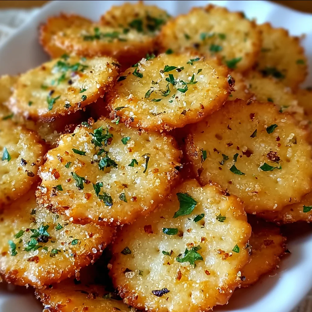 Garlic Ritz Snacks