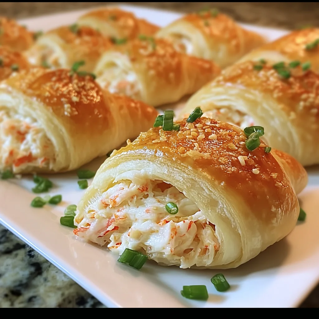 Easy Crab Crescent Snack