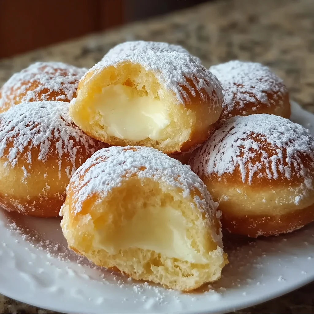 Italian Cream Bombs Bomboloni alla Crema
