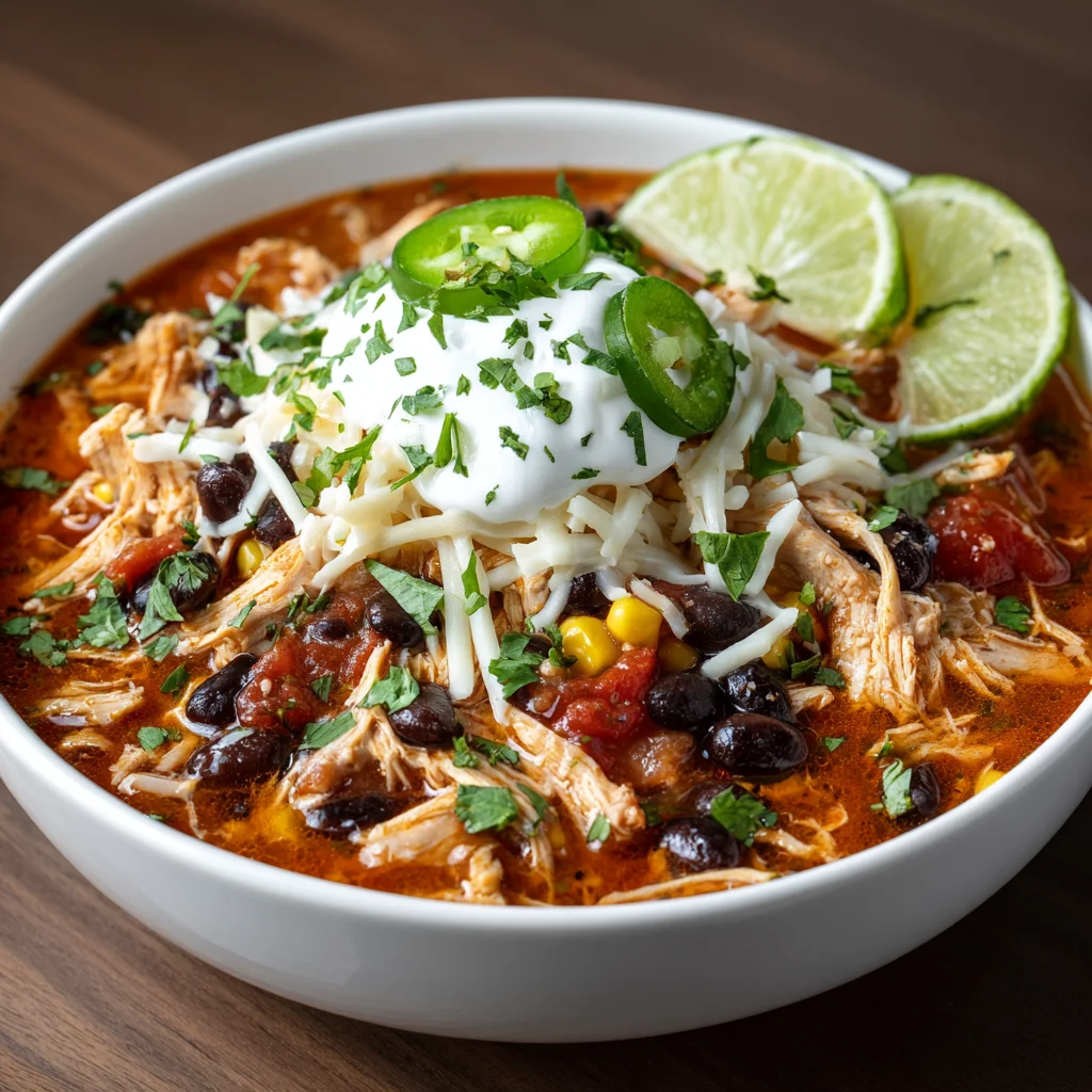 Creamy Chicken Taco Soup