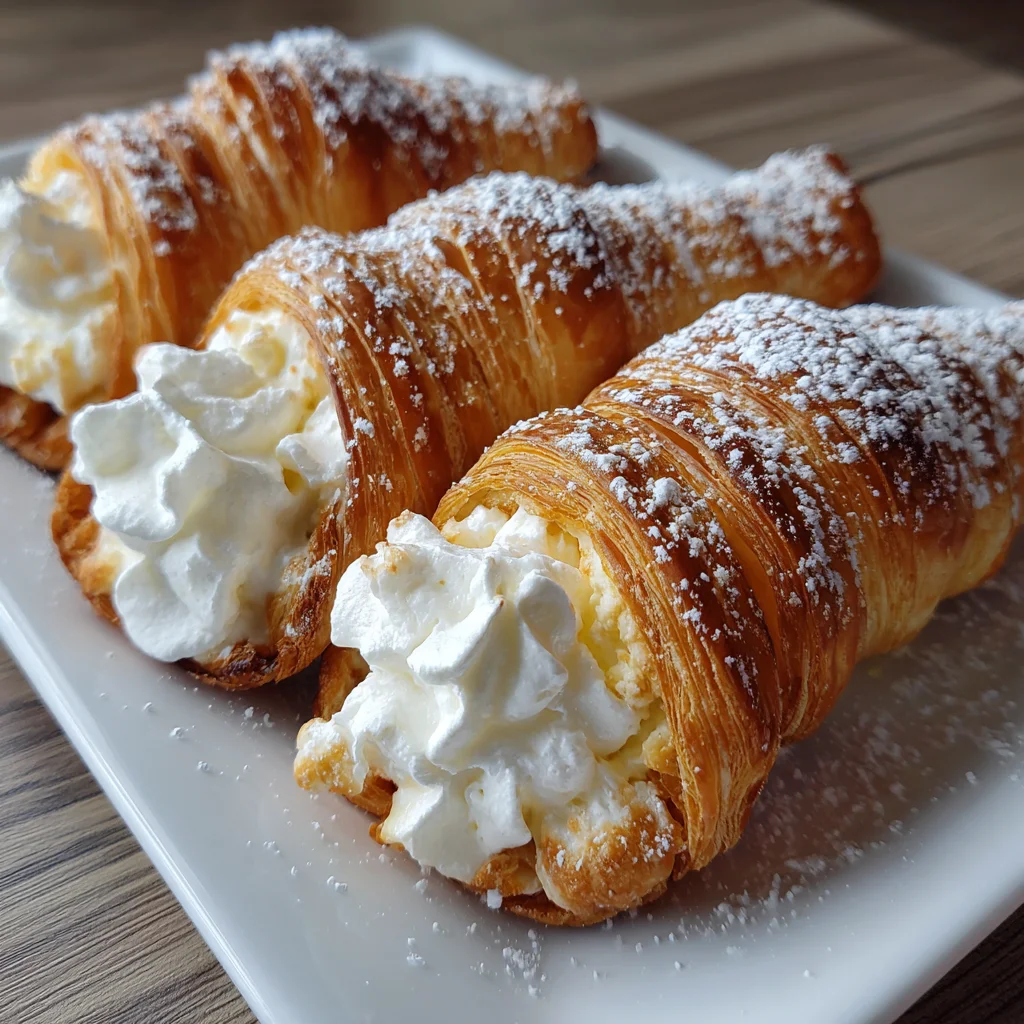 Easy Homemade Cream Horns