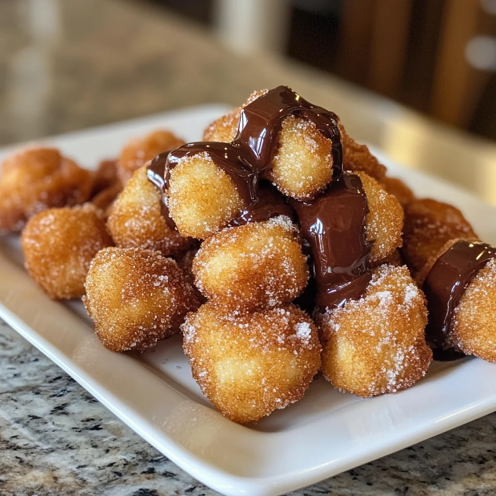 Mini Churro Fudge Bites
