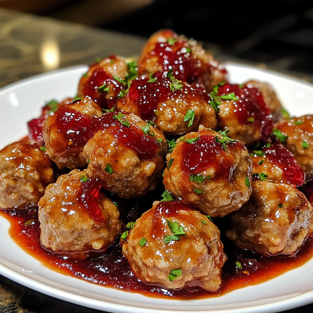 Cranberry Meatballs