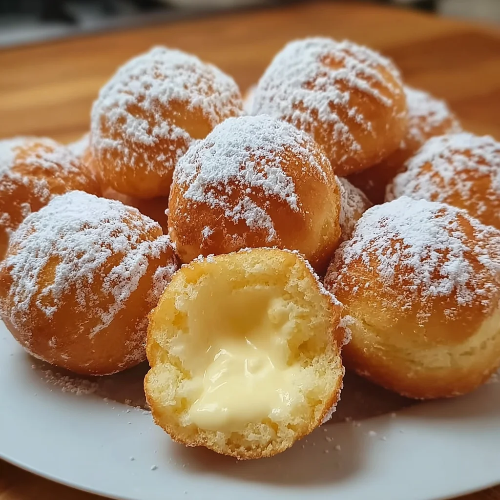 Italian Cream Bombs Bomboloni alla Crema