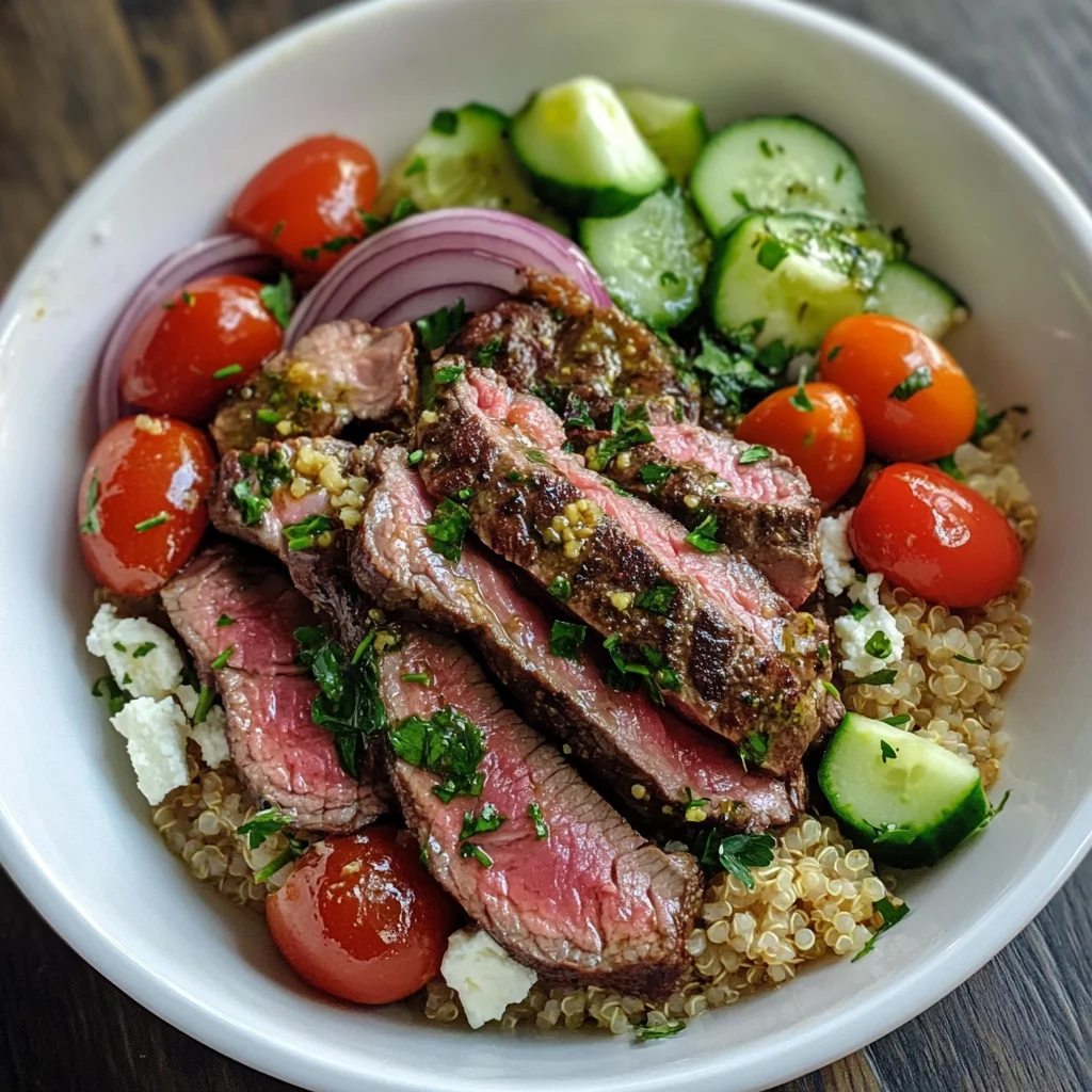 Mediterranean Steak Bowls: Fresh, Bold & Ready in 30 Mins!