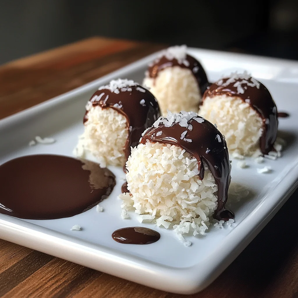Coconut Dome with Chocolate
