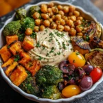 Roasted Veggie Tahini Bowls