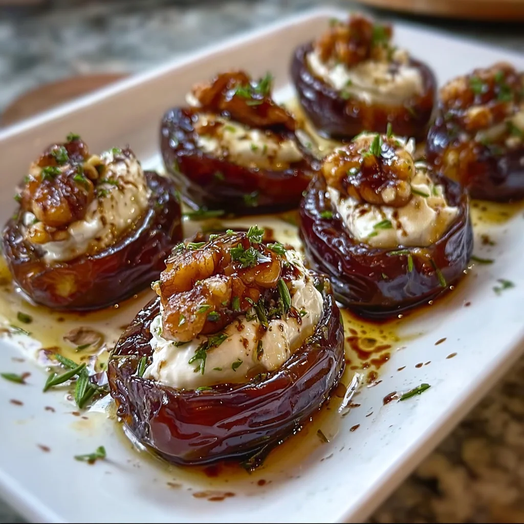 Goat Cheese Stuffed Dates