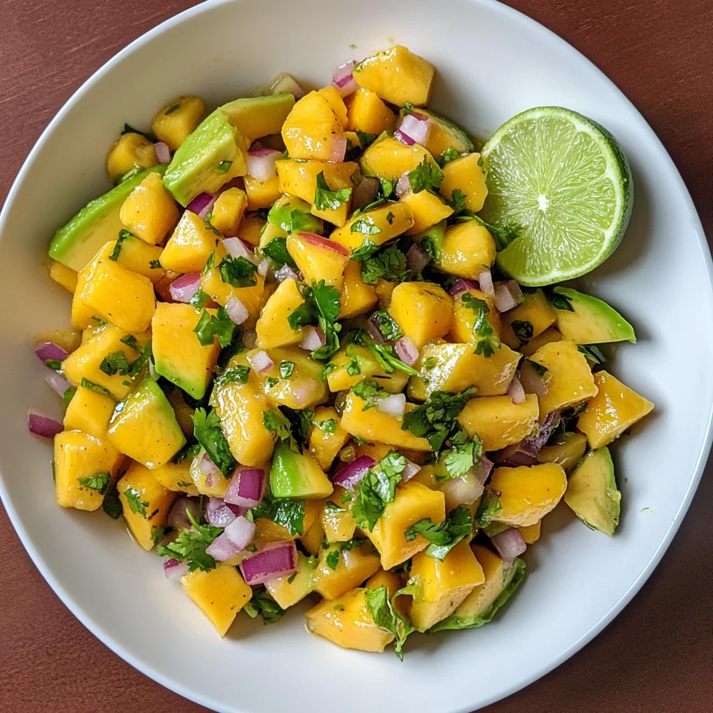 Mango Avocado Salsa with Lime