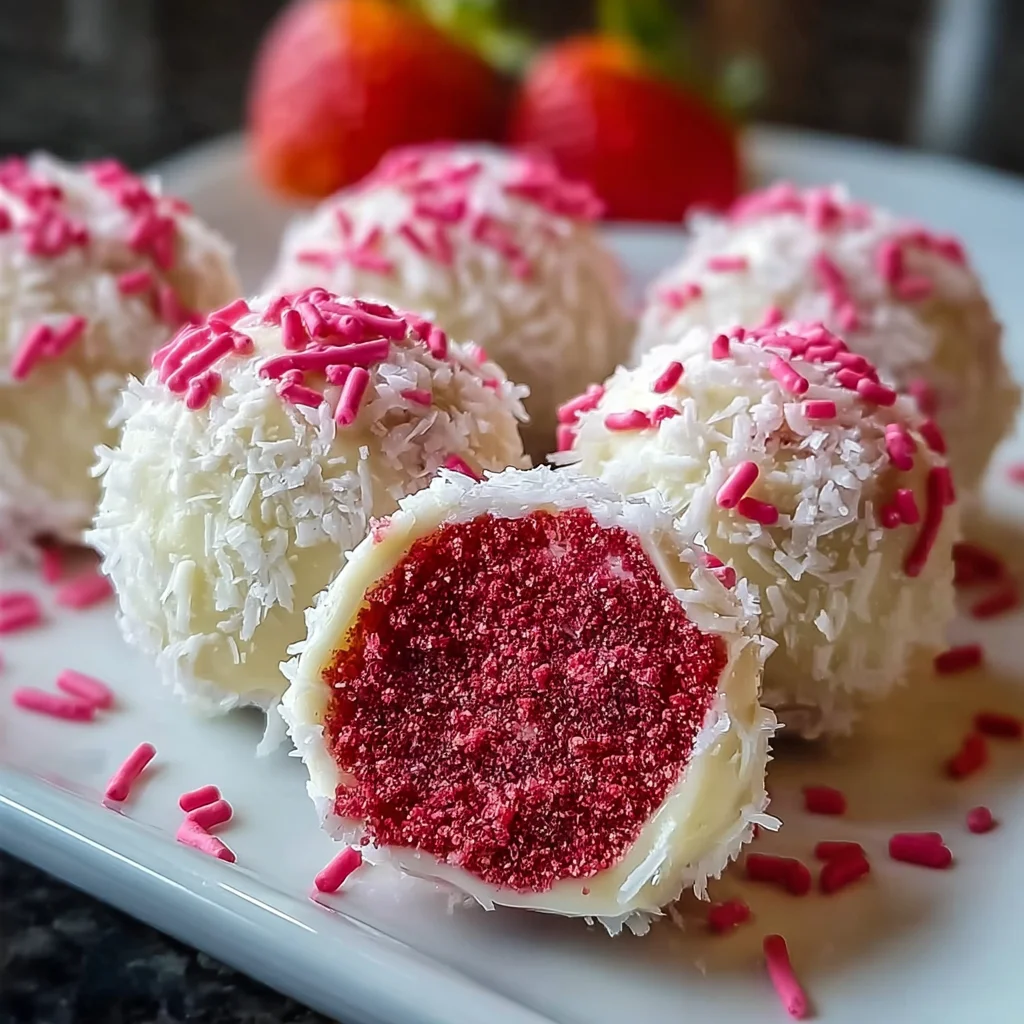 Strawberry Heaven Truffles