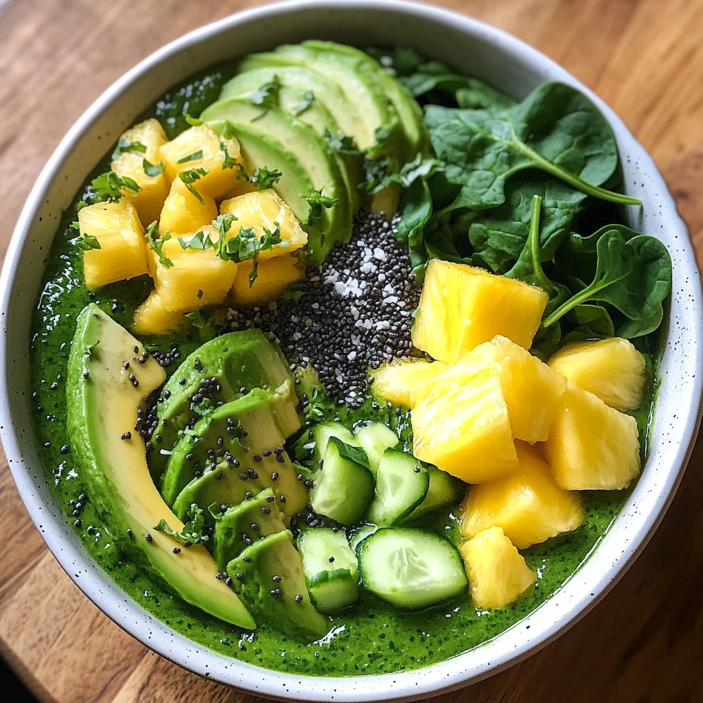 Green Glow Detox Smoothie Bowl