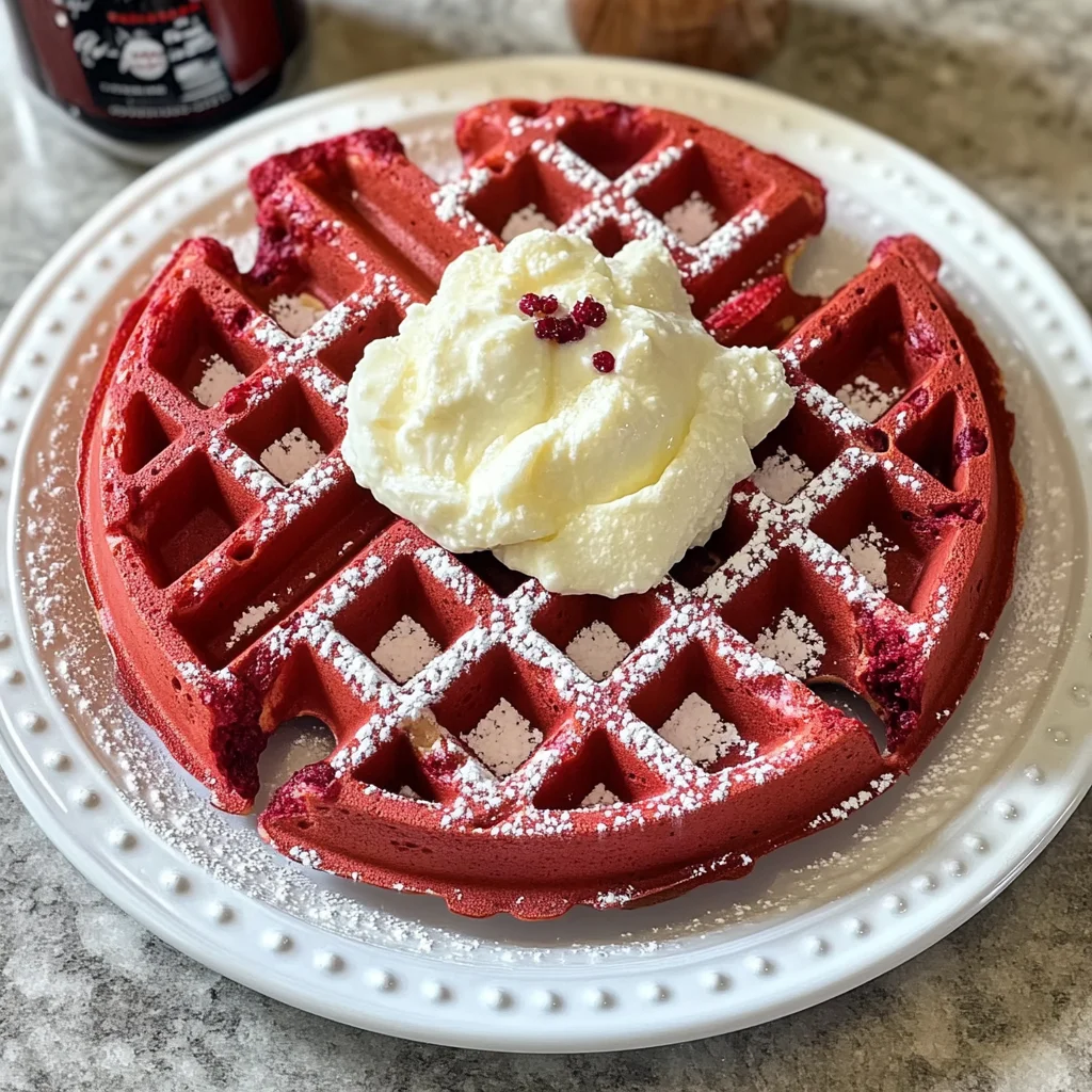 Red Velvet Waffles