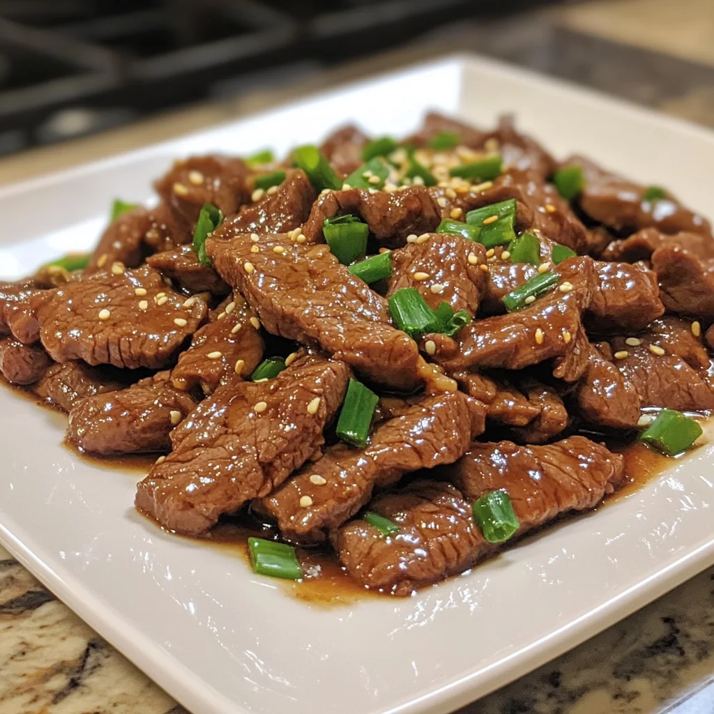 The Best Mongolian Beef
