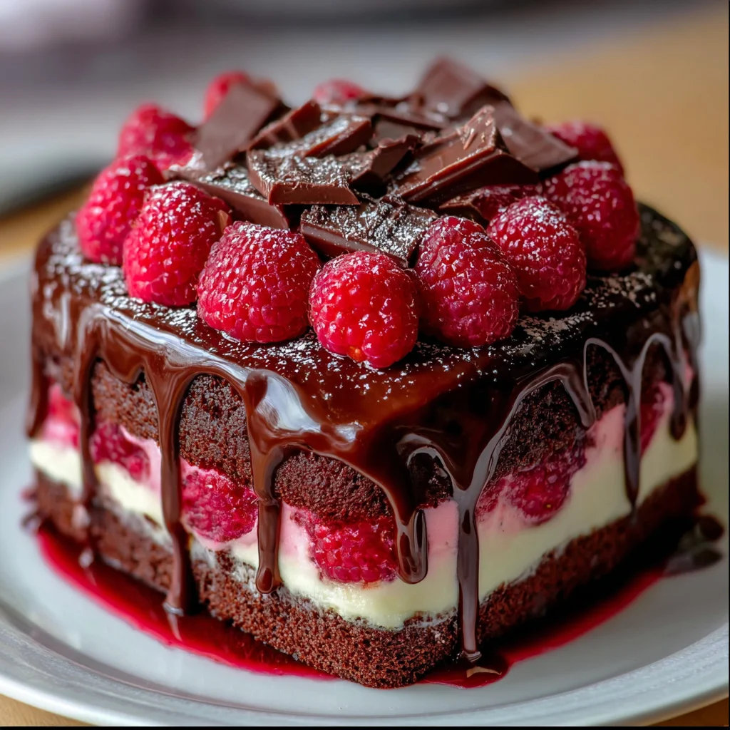 Chocolate Raspberry Drip Cake – A Decadent Delight