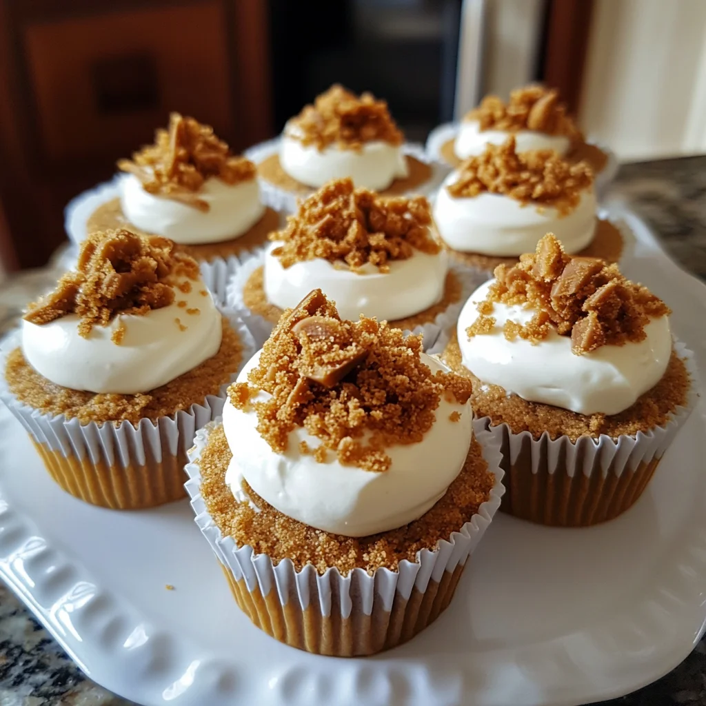 Mini Biscoff Cheesecakes