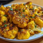 Golden Turmeric Roasted Cauliflower