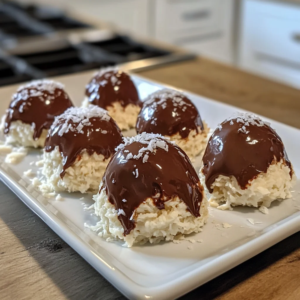 Coconut Dome with Chocolate