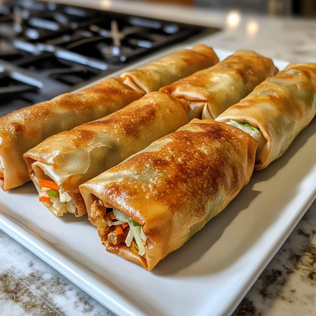 Crispy Oven Baked Egg Rolls