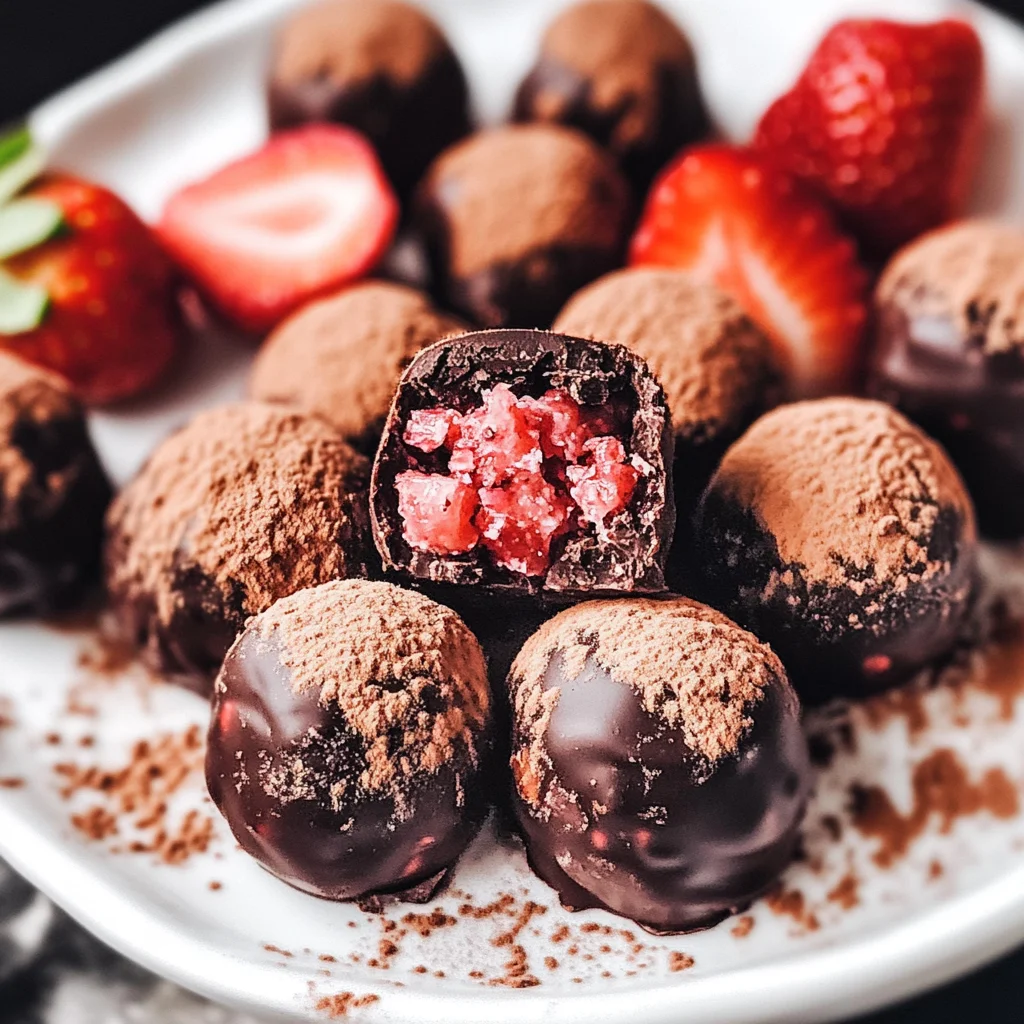 Strawberry Truffles