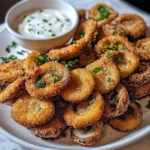 Fried Sliced Mushrooms with RanchFried Sliced Mushrooms with Ranch