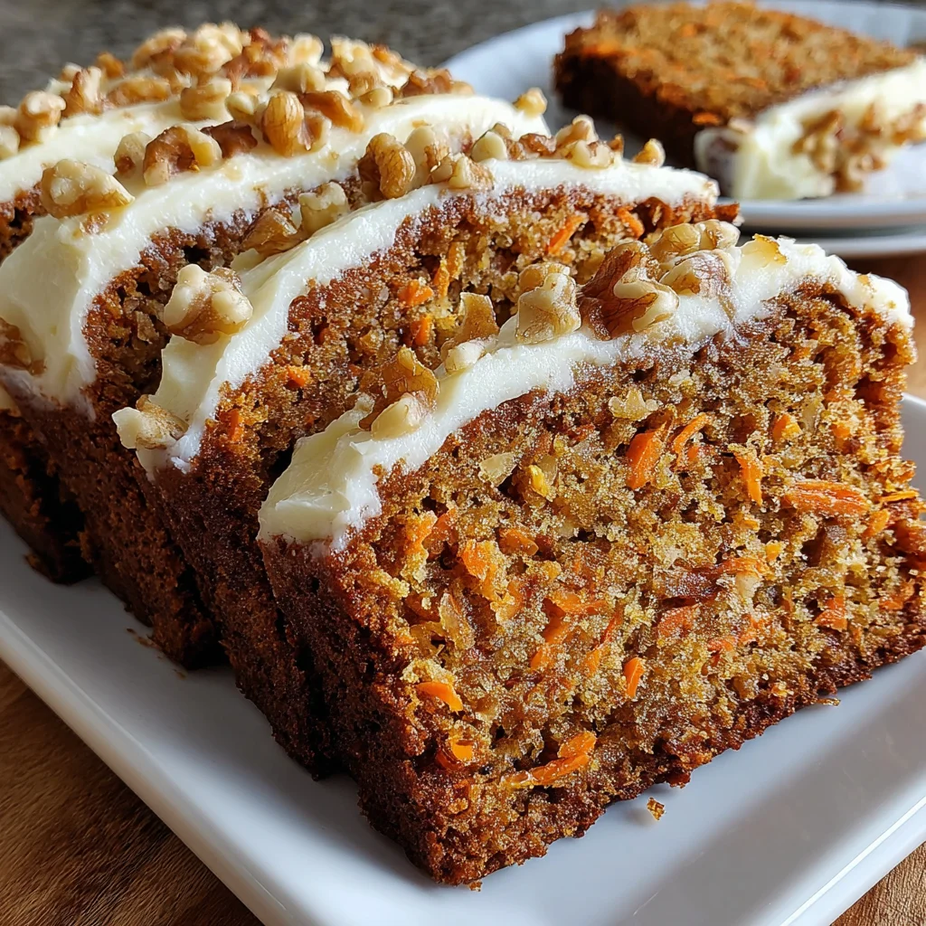 Carrot Cake Loaf – Moist, Spiced, and Irresistibly Delicious!