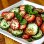 This Cucumber Strawberry Salad