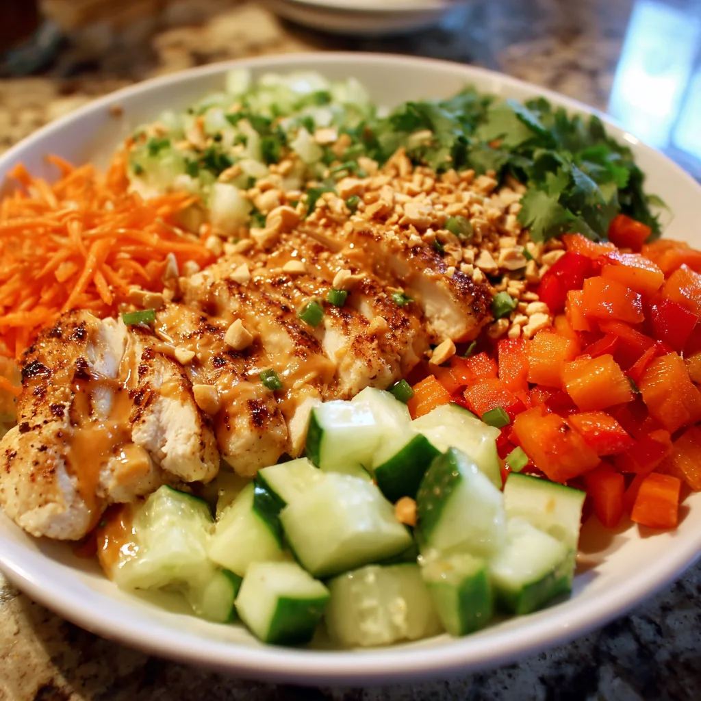 Peanut Chicken Salad