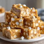 Fluffernutter Fudge – Creamy, Peanut Butter & Marshmallow Delight!