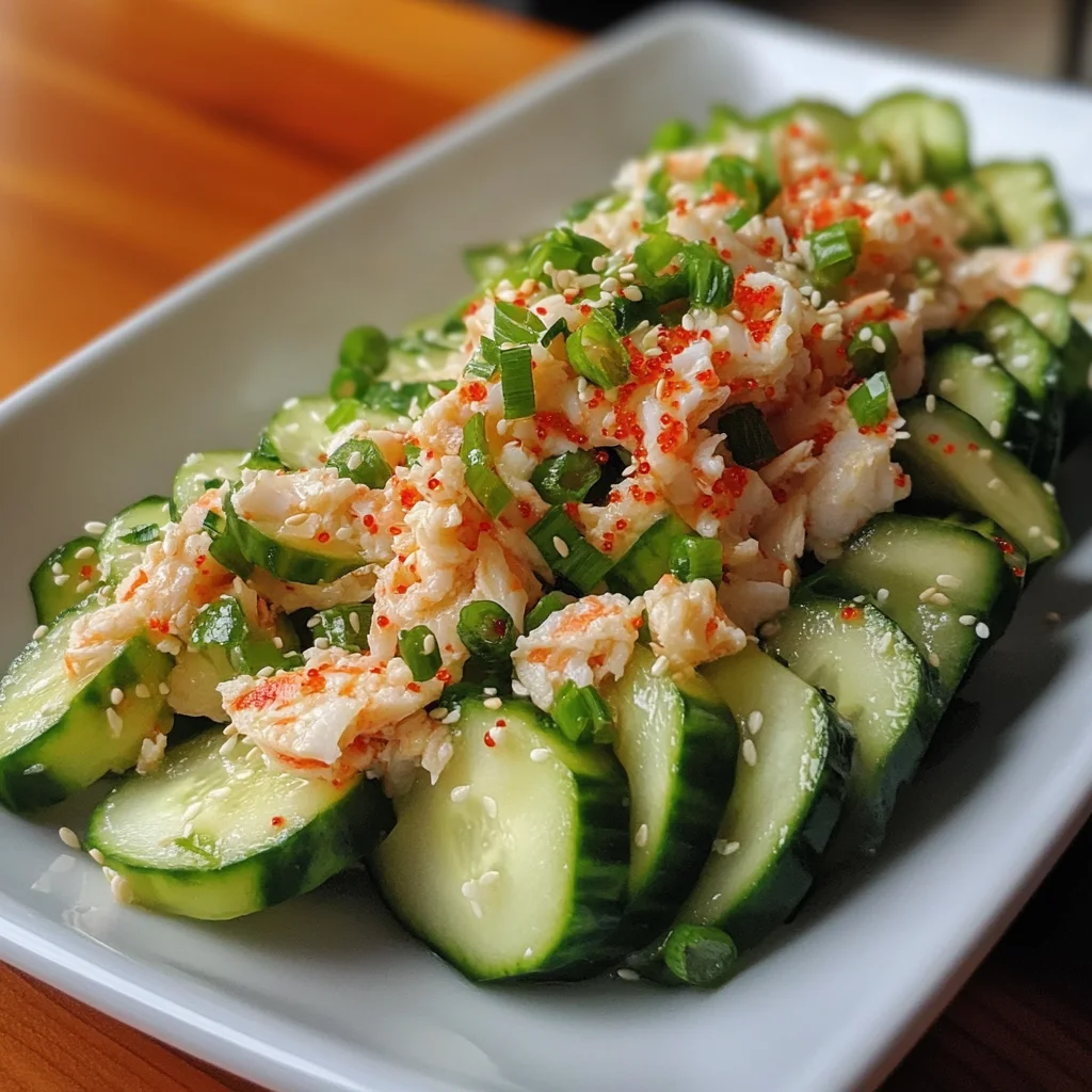 California Roll Cucumber Salad