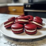 Red Velvet Cake Macarons