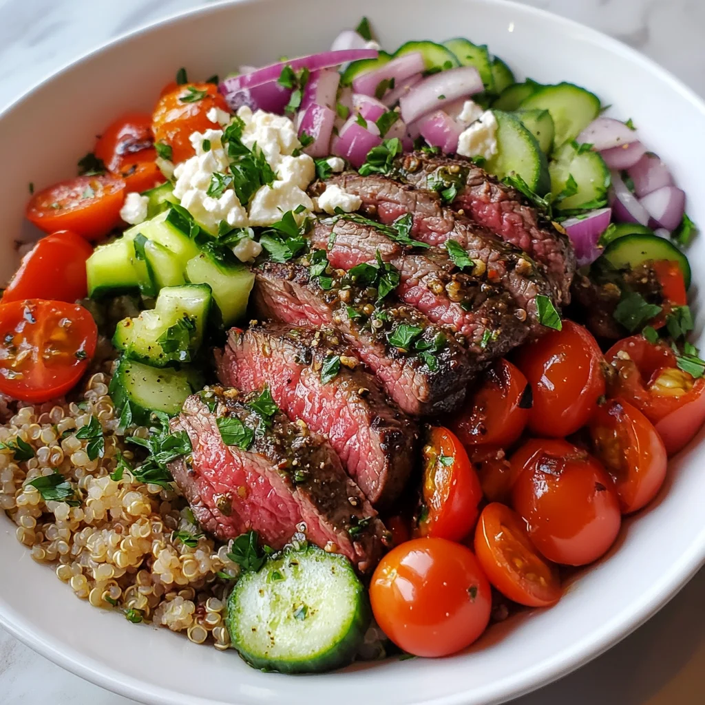 Mediterranean Steak Bowls: Fresh, Bold & Ready in 30 Mins!