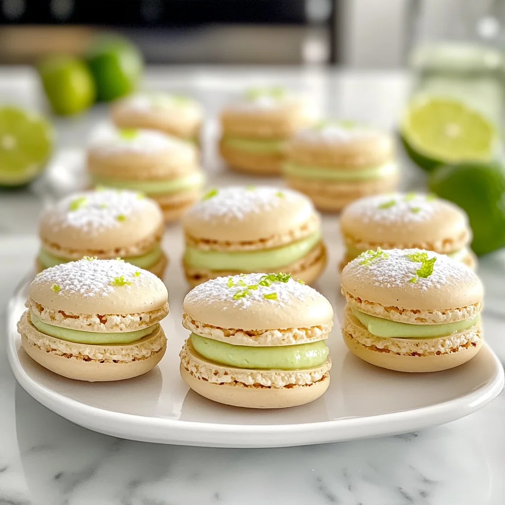 Key Lime Macarons: Zesty, Creamy & Irresistibly Tart!