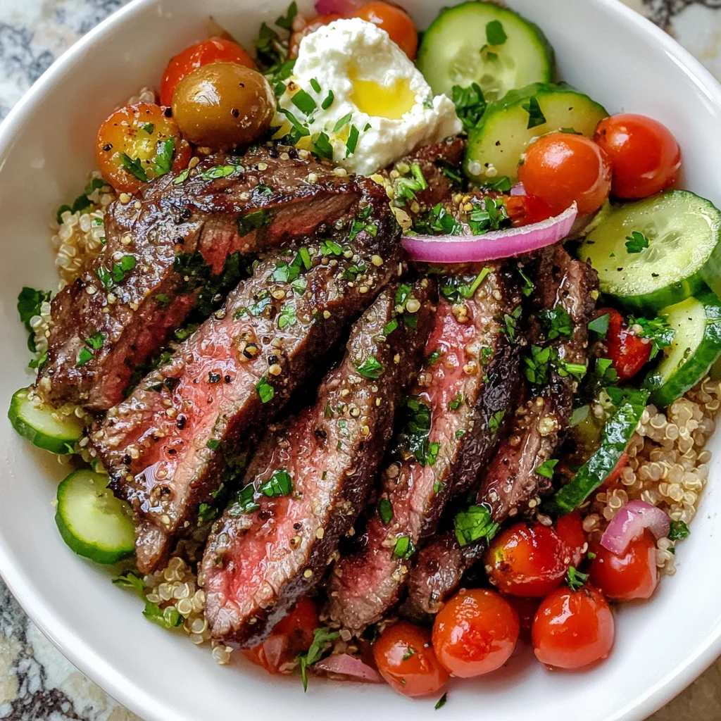 Mediterranean Steak Bowls: Fresh, Bold & Ready in 30 Mins!