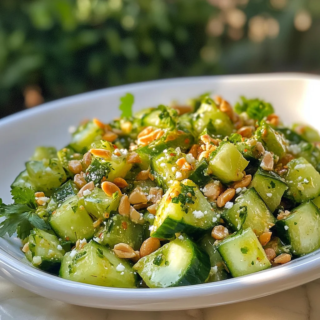 Cucumber Peanut Salad
