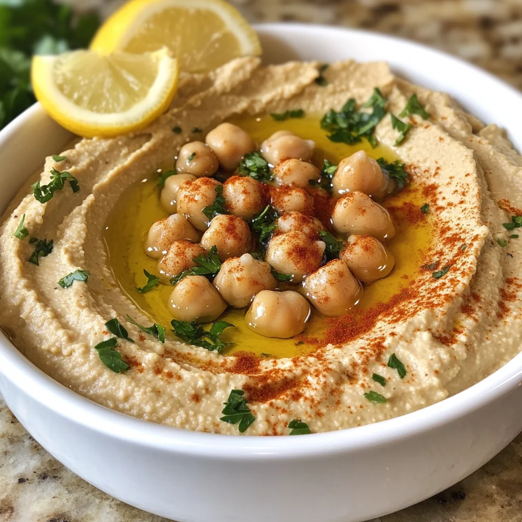 Homemade Hummus Recipe