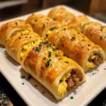 Sausage Egg and Cheese Breakfast Roll-Ups