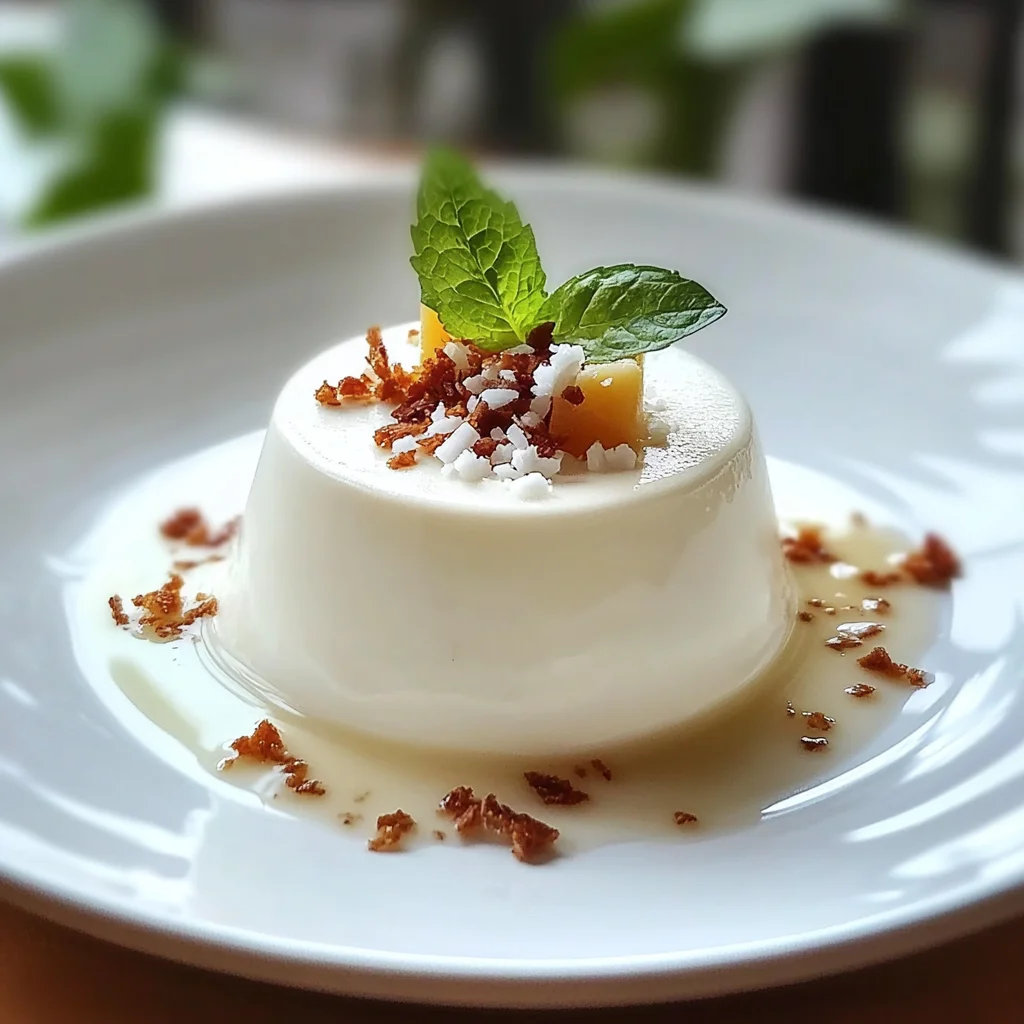 Coconut Panna Cotta