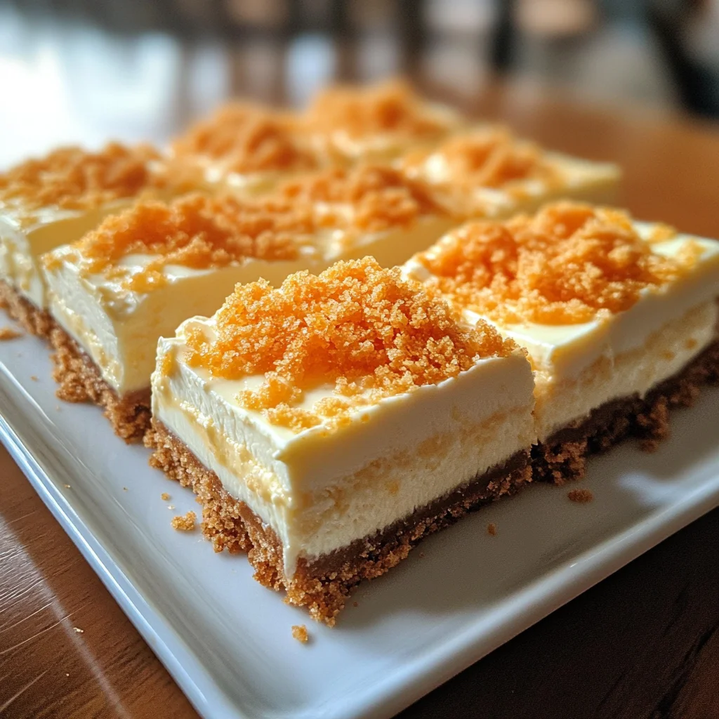 Orange Creamsicle Cheesecake Bars
