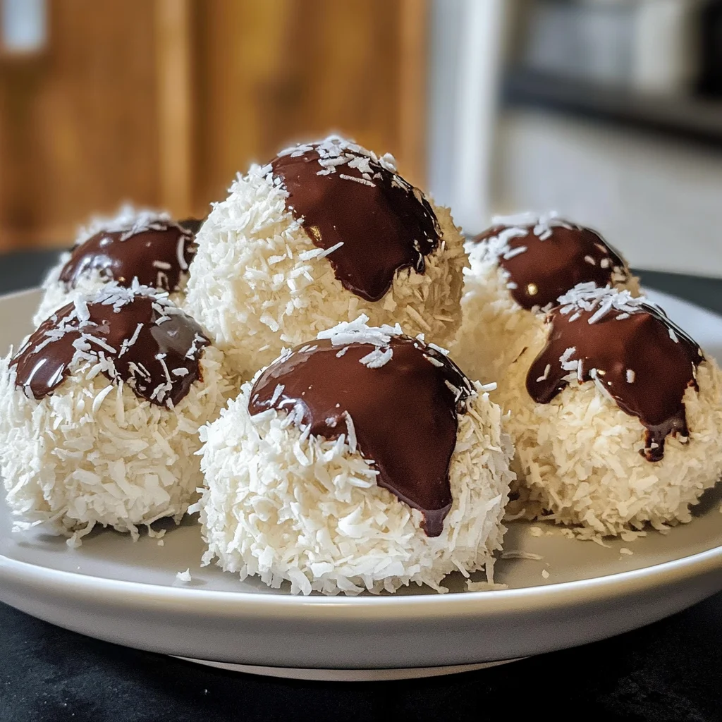 Coconut Dome with Chocolate