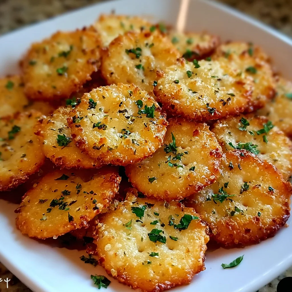 Garlic Ritz Snacks