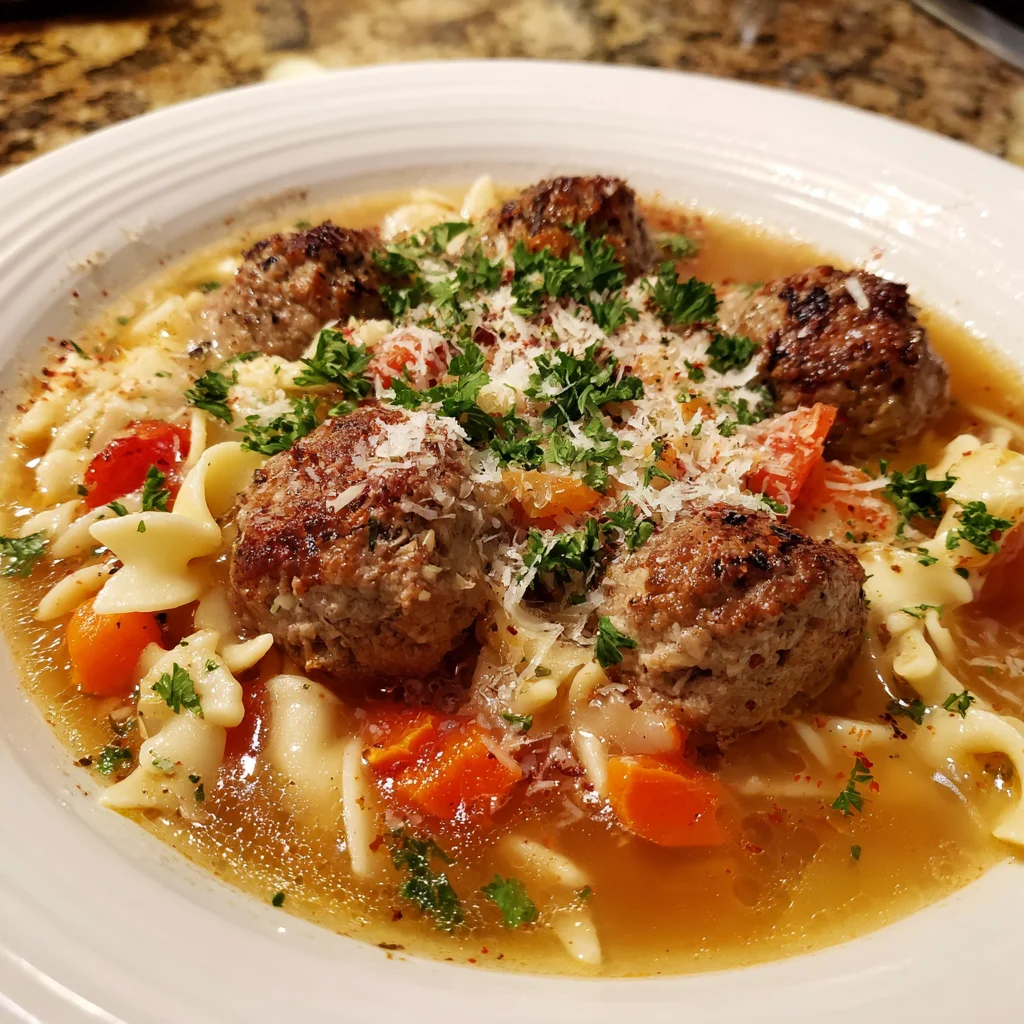 Italian Meatball Soup