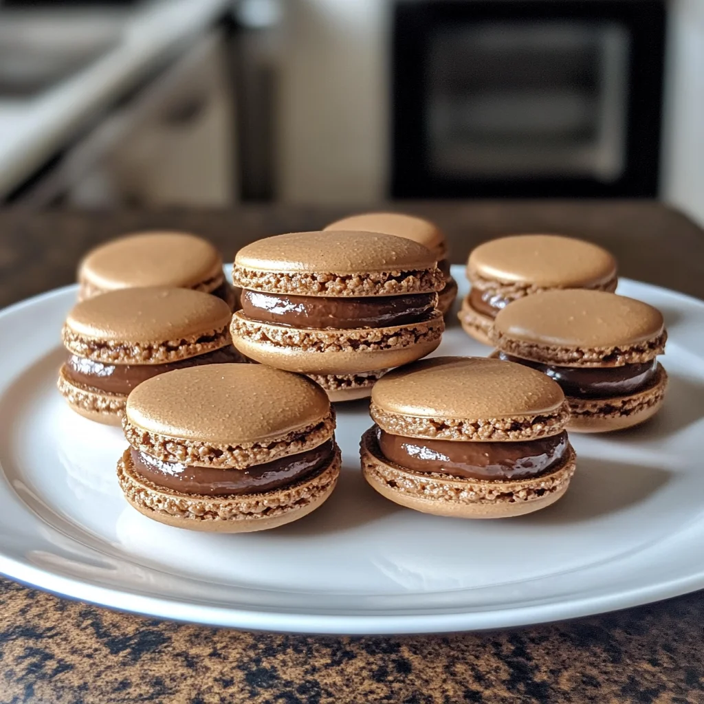 Nutella Macarons: Crisp, Chewy & Irresistibly Chocolatey!