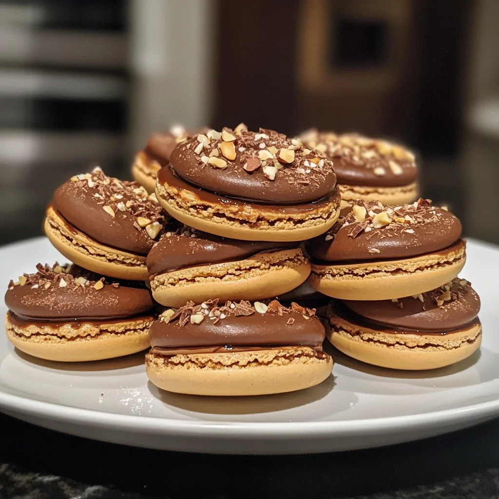 Nutella Macarons: Crisp, Chewy & Irresistibly Chocolatey!