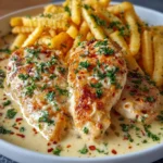 Chicken Fillet in Spicy, Creamy Garlic-Parmesan Sauce