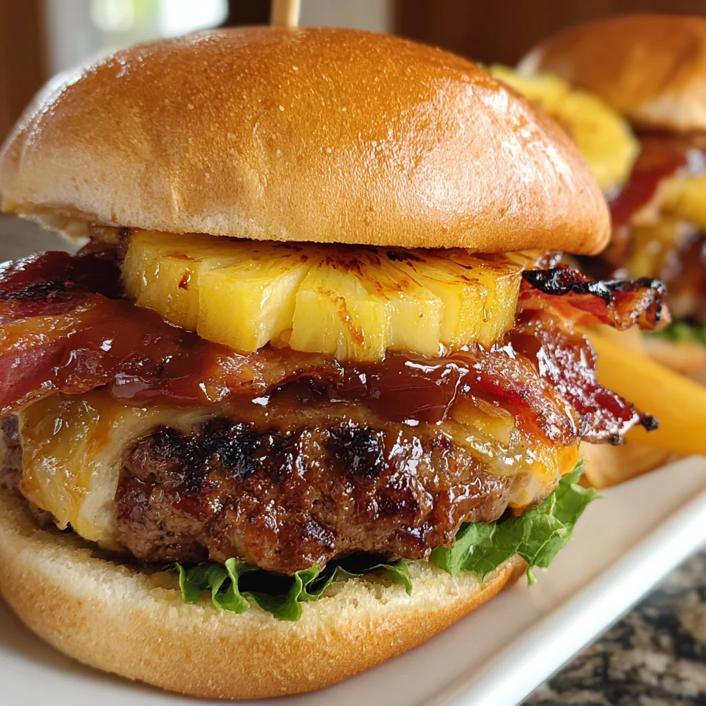 Pineapple Bacon Burger