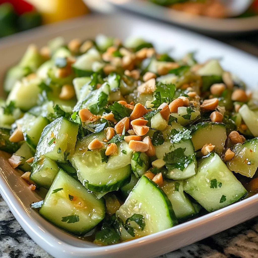 Cucumber Peanut Salad