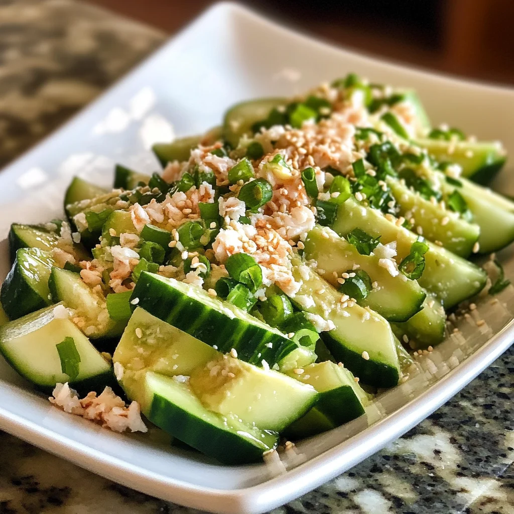 California Roll Cucumber Salad